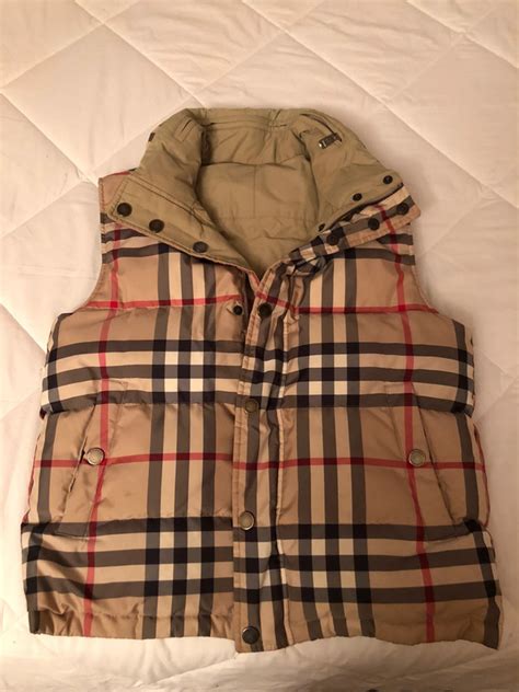 giubbotto burberry catawiki|GILET BURBERRY SMANICATO S REVERSIBILE GIACCA .